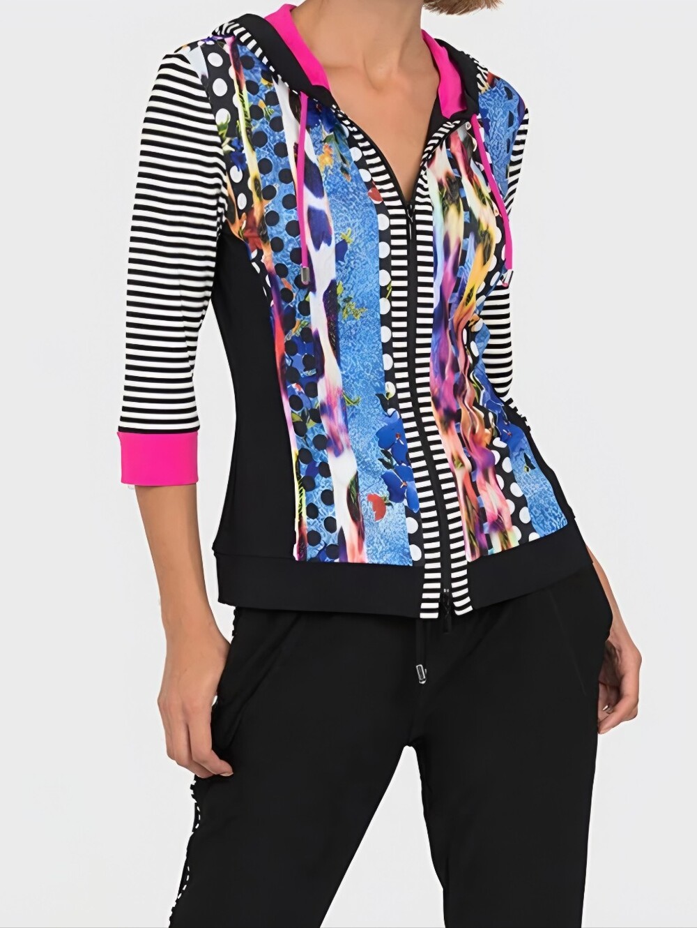 Joseph Ribkoff Zip Jacket 18 - Picture 3 of 7